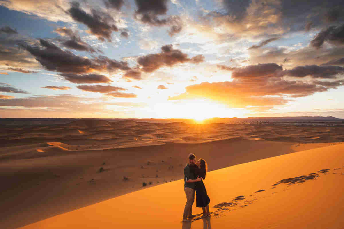 Romantic travel in Morocco