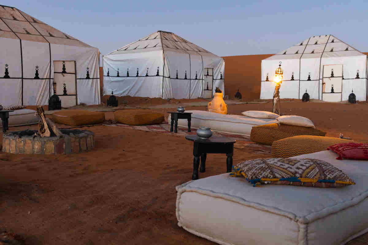 Luxury tents in Morocco