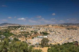 Vistas panorâmicas no Marrocos