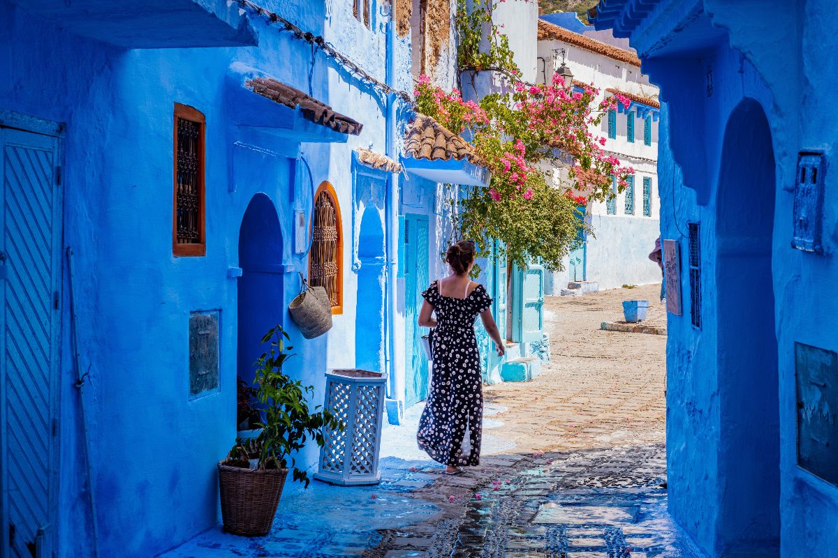Calles azules Chaouen