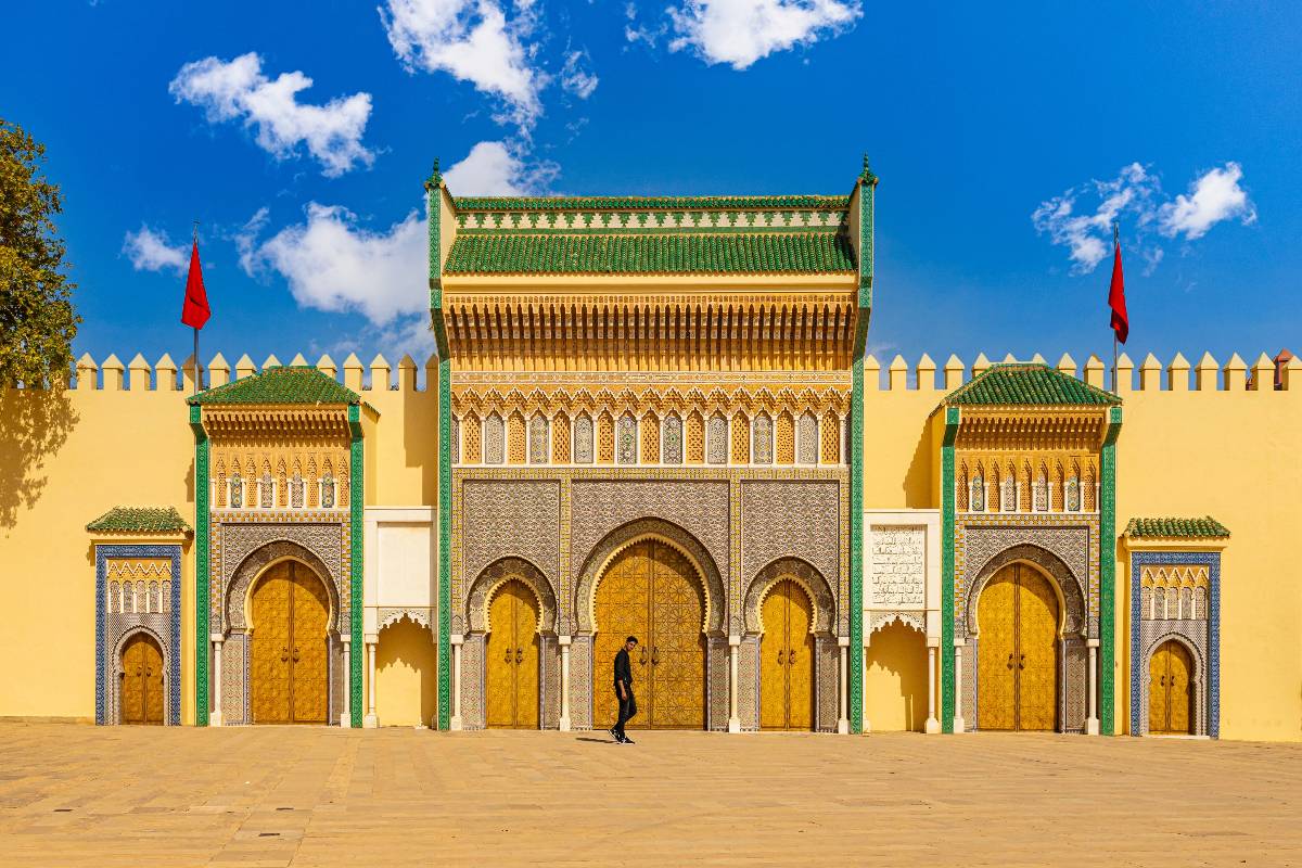 Puertas palacio real de Fez